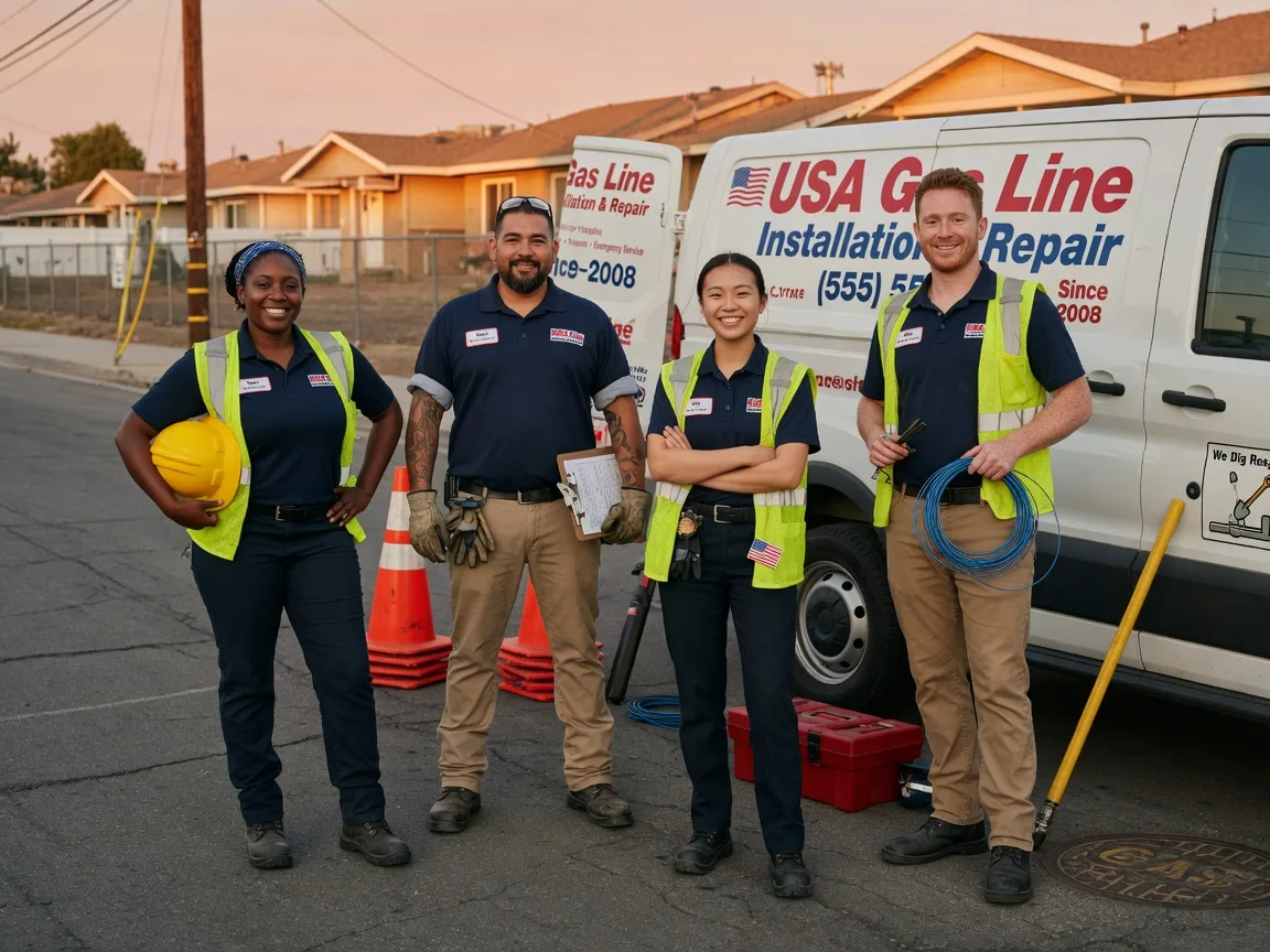 Gas Line Installation company in Huslia, AK